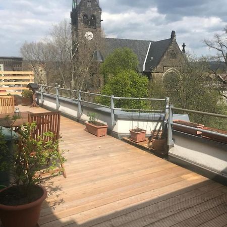 Dachterrassen Idylle Ueber Den Daechern Dresdens Exteriér fotografie