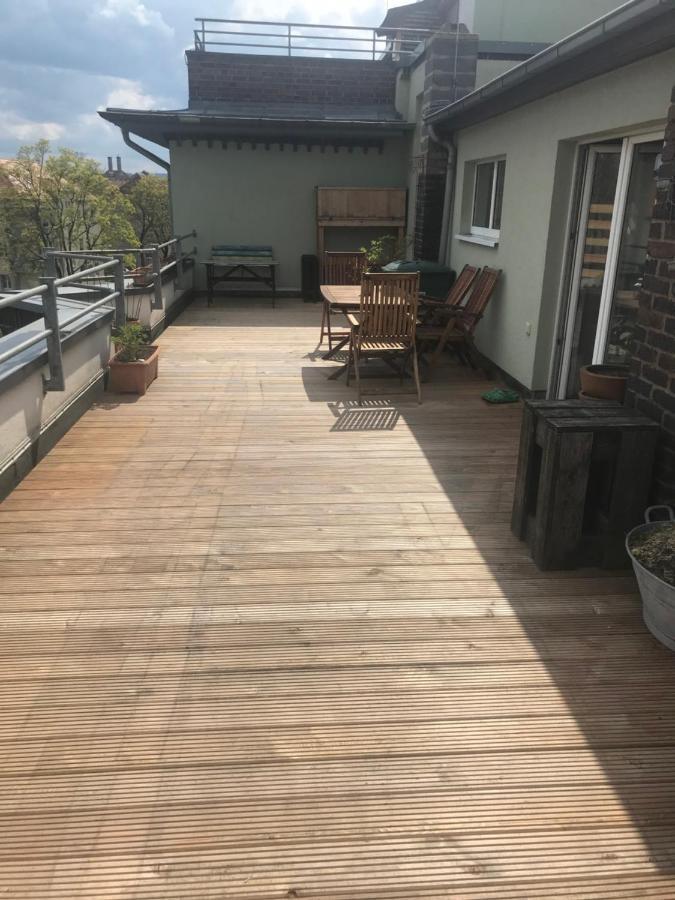 Dachterrassen Idylle Ueber Den Daechern Dresdens Exteriér fotografie