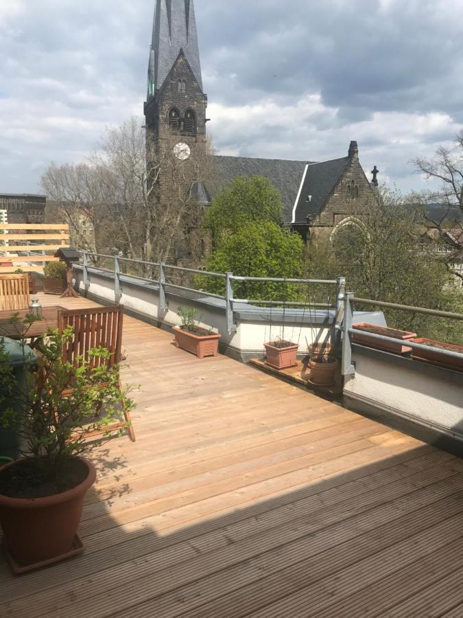 Dachterrassen Idylle Ueber Den Daechern Dresdens Exteriér fotografie