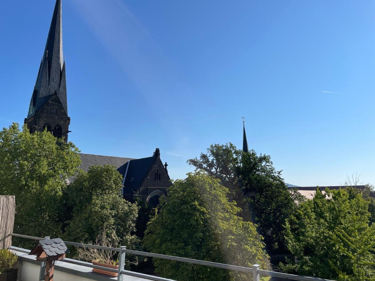 Dachterrassen Idylle Ueber Den Daechern Dresdens Exteriér fotografie